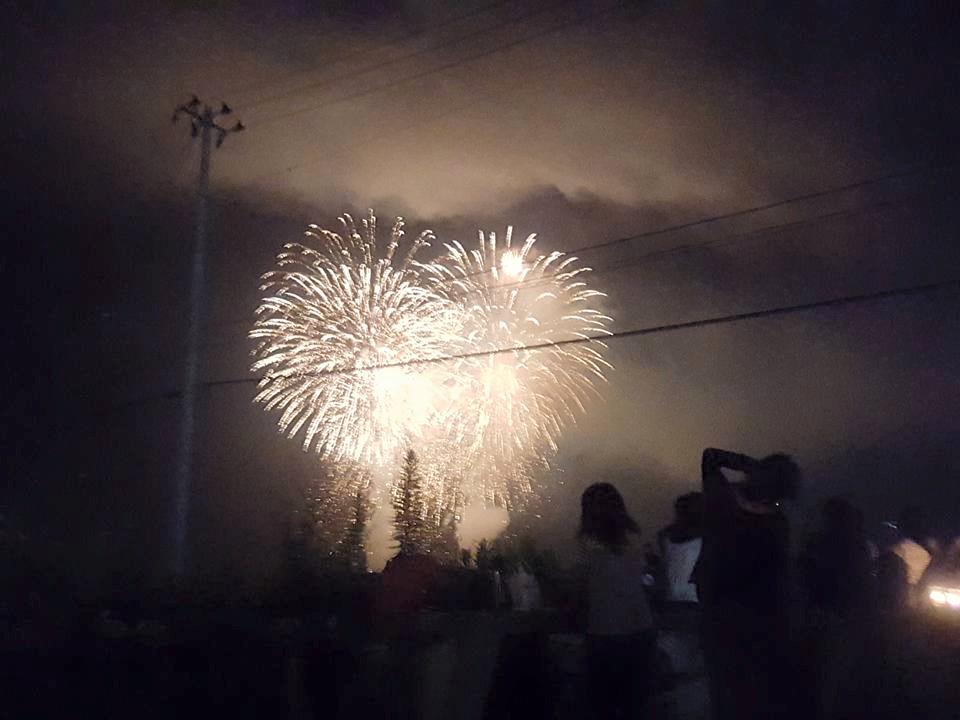 大船渡越喜来 花火